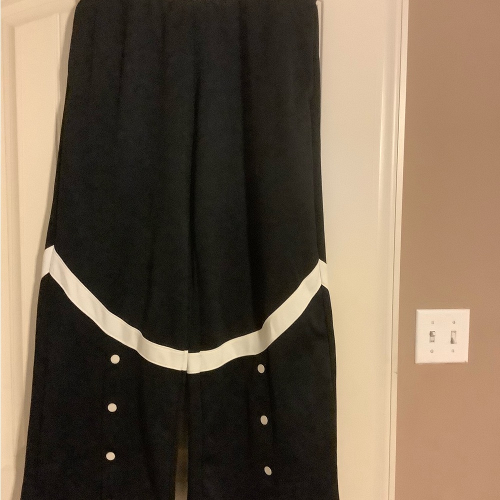 Black Skirt with White Trim - Women's Classic A-Line Skirt